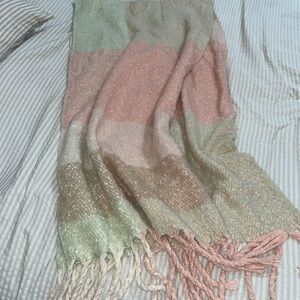 80x20 Anthropology fringe end scarf